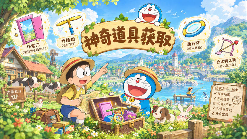 大雄牧场物语-神奇道具获取