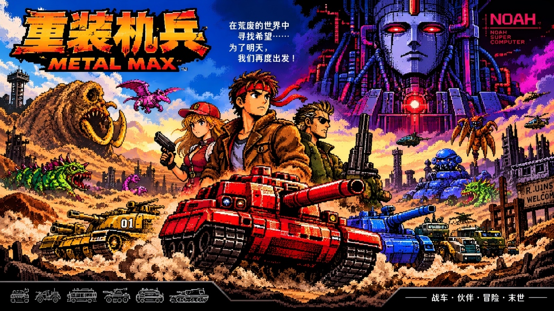 《重装机兵》(Metal Max) FC版 全方位攻略